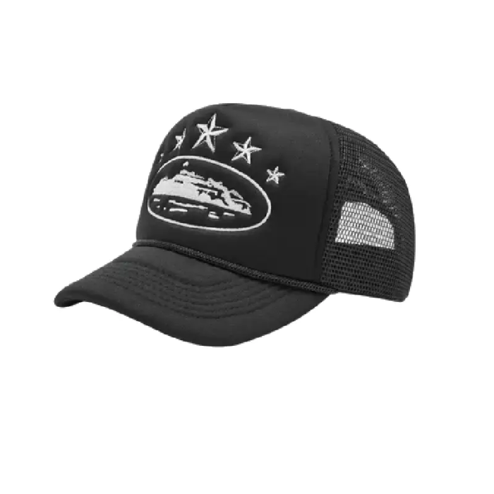 Casquette Trucker Corteiz 5 Starz Alcatraz Noir