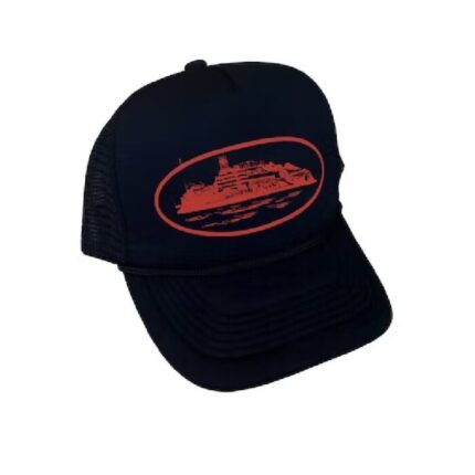 Casquette Trucker Corteiz Alcatraz Noir Rouge