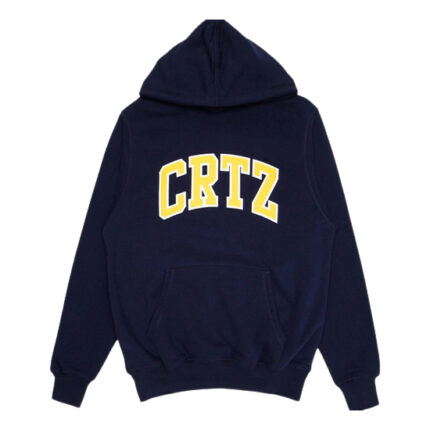 Corteiz Crtz Marineblauer Kapuzenpullover