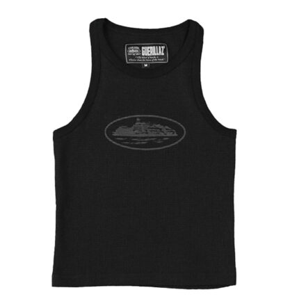 Corteiz schwarzes Tanktop